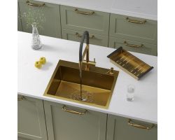 Мойка Roxen Simple 500x480x220, 560220-50G-GR, золото