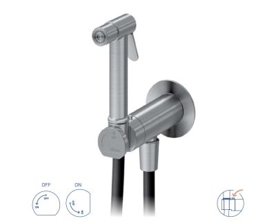 Гигиенический душ Bruma, С нержавеющей стали X-Alpha 1861104IS Satin stainless steel