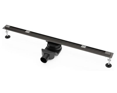 Душевой трап Roxen Slim Gun metal 1200 91060-120GM, оружейная сталь 