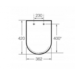 Сиденье для унитаза Roca Meridian-N,  78012B2002 soft-close