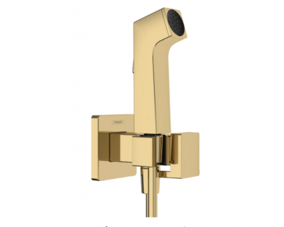 Hansgrohe Гигиенический душ S 1 jet EcoSmart+ со смесителем (требуется скрытая часть) золото 29233990