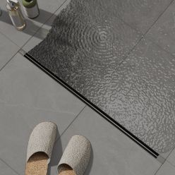 Душевой трап Roxen Slim Gun metal 1200 91060-120GM, оружейная сталь 