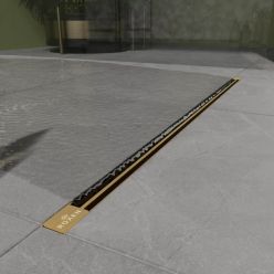 Душевой трап Roxen Slim брашированное золото 60 см, 91060-60GB