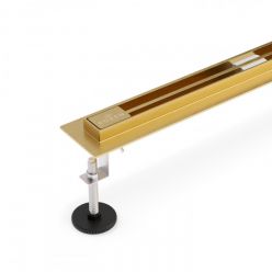 Душевой трап Roxen Slim брашированное золото 60 см, 91060-60GB