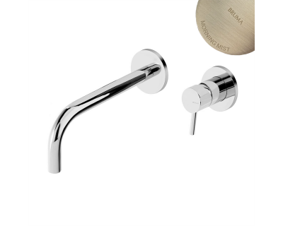 Смеситель для раковины настенный Bruma Lusitano 1078501MM Morning Mist,  длина излива 170мм 