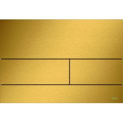 Смывная клавиша TECEsquare II PVD 9240847, сталь, сатин позолоченный