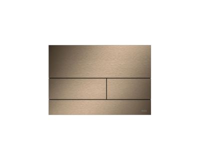 Смывная клавиша TECEsquare II PVD 9240848, сталь, сатин красный позолоченный