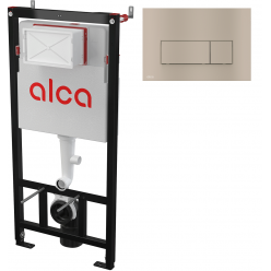 Инсталляция для унитаза AlcaPlast AM101/1120+M57-N-M, никель матовый