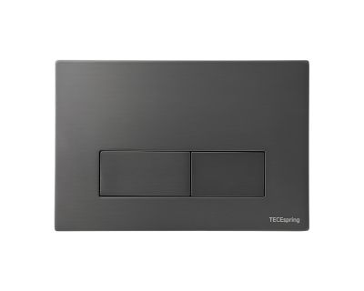 Панель смыва TECEspring S  S240521 нержавеющая сталь, сатин, gun metal PVD, покрытие против отпечатков пальцев