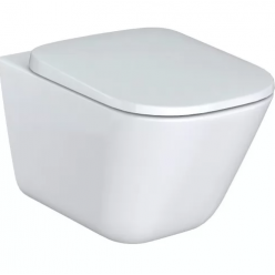 Унитаз подвесной Roca The Gap Clean Rim 34647L000 + ZRU9307682 с пневмокрышкой Slim