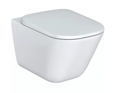 Унитаз подвесной Roca The Gap Clean Rim 34647L000 + ZRU9307682 с пневмокрышкой Slim