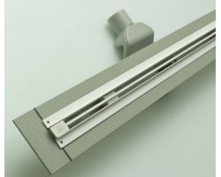 Подрезной душевой трап Veconi 80 см, DL80B-F затвор комбинированный, цвет белый.