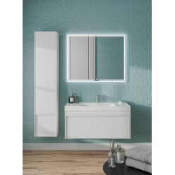 Зеркало Kerama Marazzi MIO прямоугольное с диммером 120x80 см, белое, MIO.mi.120\WHT