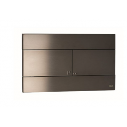 Комплект инсталляции OLI 120 механическая + клавиша Slim INOX металлическая, gun metal, 885052+889313