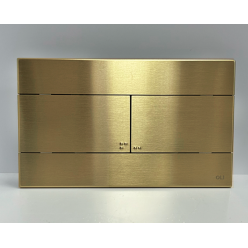 Комплект инсталляции OLI 120 механическая + клавиша Slim INOX металлическая, золото, 885052+888565