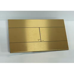 Комплект инсталляции OLI 120 механическая + клавиша Slim INOX металлическая, золото, 885052+888565