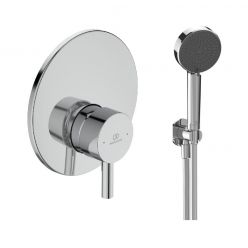 Встраиваемый смеситель для душа Ideal Standard Ceraline для душа на 1 поток / двухрежимная лейка d100, хром (4 in 1), SetA6940AA-2