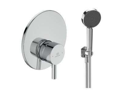 Встраиваемый смеситель для душа Ideal Standard Ceraline для душа на 1 поток / двухрежимная лейка d100, хром (4 in 1), SetA6940AA-2