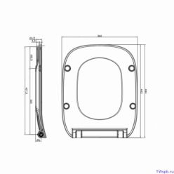 Комплект подвесной унитаз + инсталляция + кнопка Roca Roca Debba, 893104970 + 8901160B1