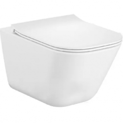 Унитаз подвесной Roca The Gap Clean Rim 34647L000 + 801472003с пневмокрышкой Ultra Slim