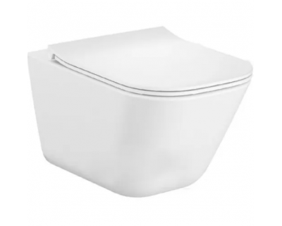 Унитаз подвесной Roca The Gap Clean Rim 34647L000 + 801472003с пневмокрышкой Ultra Slim