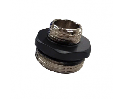 Ниппель переходной 1/2"х1" черный Ral 9005