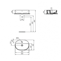 Сифон с наполнением для ванны McAlpine HCN2600CC-15MM, Click-clack, с прочисткой снаружи, хром