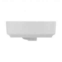 Раковина-чаша круглая 40 см, Ideal Standart I.LIFE O,  1 отверстие под смеситель, с отверстием перелива, без крепежа, T573501