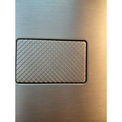 Панель смыва TECEsolid 9240436, латунь с текстурой ромбы