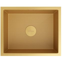 Мойка Roxen Uno 540х440х220, 560210-54G-GR золото (текстура зерно)