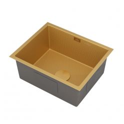 Мойка Roxen Uno 540х440х220, 560210-54G-GR золото (текстура зерно)