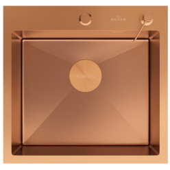 Мойка Roxen Simple 500x480x220, 560220-50BR-V, бронза (текстура вулканический песок)