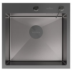 Мойка Roxen Simple 500x480x220, 560220-50B-V, графит