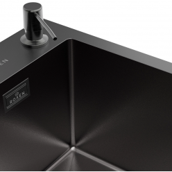 Мойка Roxen Simple 500x480x220, 560220-50B-V, графит