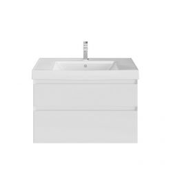 Тумба Kerama Marazzi CUBO подвесная с ящиками 80 см, белая матовая CUB.80.2\WHT.M