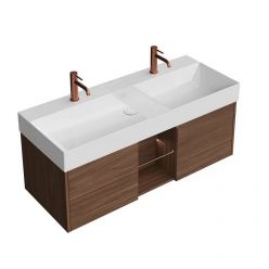 Тумба Kerama Marazzi GRANDE подвесная с ящиками 120 см, орех GR.120.2\SNUT