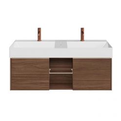 Тумба Kerama Marazzi GRANDE подвесная с ящиками 120 см, орех GR.120.2\SNUT