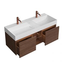 Тумба Kerama Marazzi GRANDE подвесная с ящиками 120 см, орех GR.120.2\SNUT Тумба Kerama Marazzi GRANDE подвесная с ящиками 120 см, орех GR.120.2\SNUT