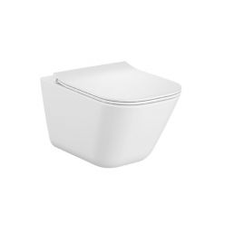  Унитаз подвесной Roca The Gap Clean Rim 34647L000 + 801472003 с пневмокрышкой Ultra Slim