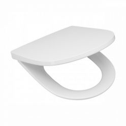 Унитаз подвесной Roca Ona Rimless 346687000+ZRU9310293 с пневмокрышкой дюропласт