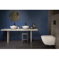 Унитаз подвесной Roca Ona Rimless 346687000+ZRU9310293 с пневмокрышкой дюропласт