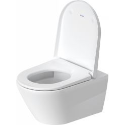 Подвесной унитаз Duravit D-Neo Rimless (с крышкой SoftClose) 45770900A1