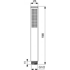 Система скрытого монтажа для ванны Ideal Standard Ceraline хром (5 in 1) SetA6939AA-6, лейка стик