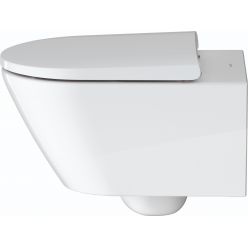 Подвесной унитаз Duravit D-Neo Rimless (с крышкой SoftClose) 45770900A1