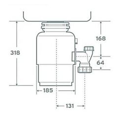 Измельчитель отходов InSinkErator ISE E75-2