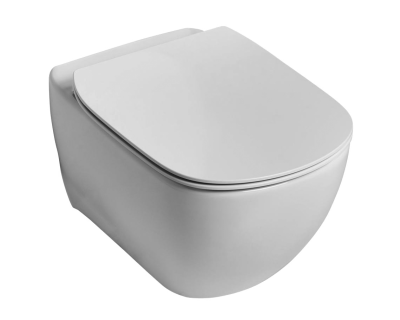 Унитаз подвесной Ideal Standard Tesi Aquablade T007901 + T352701 безободковый с сиденьем микролифт