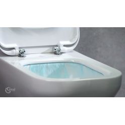 Подвесной унитаз Ideal Standard BLEND CUBE Aquablade [T368601+T392701] с сиденьем Soft-Close