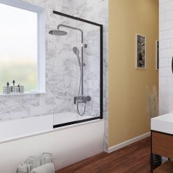 Душевая шторка на ванну WasserKraft Dill 61S02-100 Wassershutz
