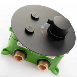 Душевая система Rea Lungo-miler TERMOSTAT, REA-P6714 глянцевое золото