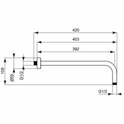 Душевая система Ideal Standard Navigo 6 в 1 A7772AA, хром, встраиваемая